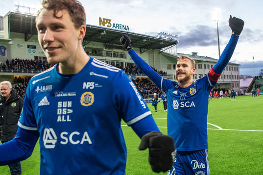 Sundsvalls Pontus Engblom jublar