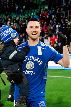 Sundsvalls Alexander Blomqvist jublar