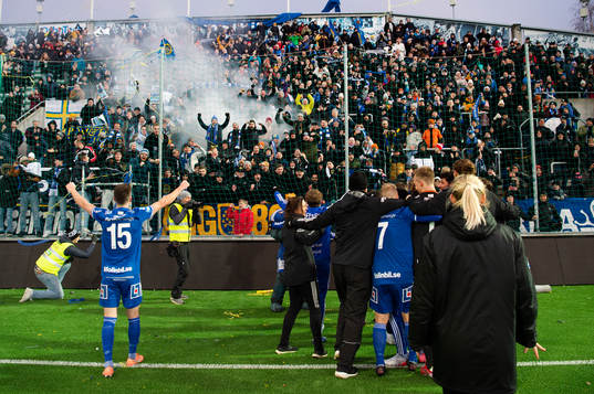 under fotbollsmatchen i Superettan mellan GIF Sundsvall och