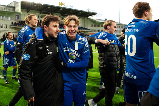 Sundsvalls assisterande tränare Brian Clarhaut och Jesper