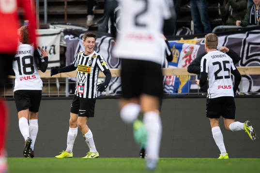 Landskronas Filip Olsson jublar