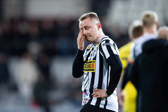 Landskronas Nicklas Nielsen gråter
