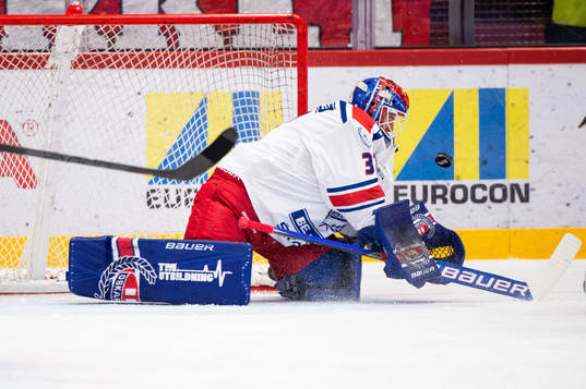 Oskarshamns målvakt Tim Juel