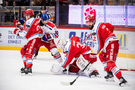 Timrås Filip Westerlund och Oskarshamns Dale Weise