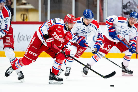Timrås Robin Hanzl och Oskarshamns John Dahlström