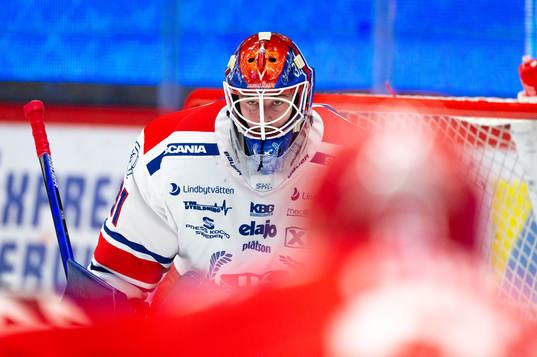 Oskarshamns målvakt Tim Juel