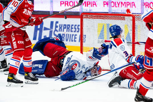 Oskarshamns målvakt Tim Juel