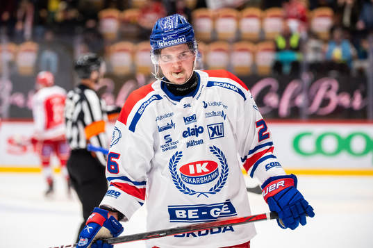 Oskarshamns Lukas Pilö deppar