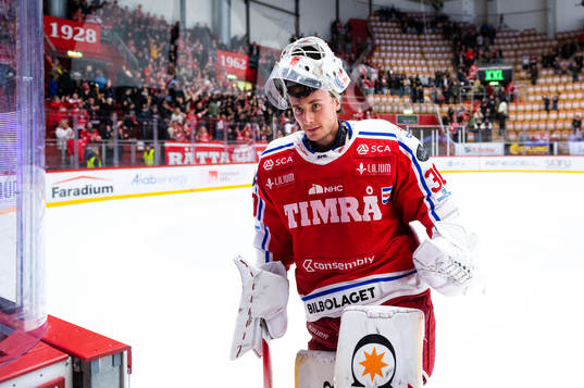 Timrås målvakt Jacob Johansson