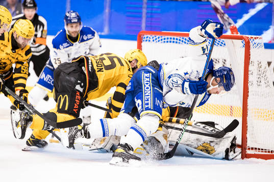 Leksands Carter Ashton och Skellefteås målvakt Gustaf