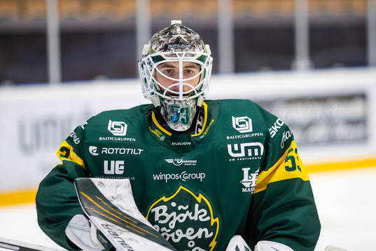 Björklövens målvakt Claes Endre