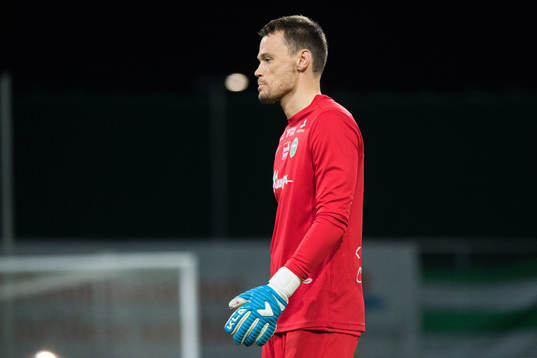 Västerås målvakt Anton Fagerström deppar