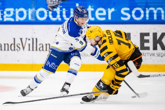 Leksands Patrik Zackrisson och Skellefteås Melker Karlsson