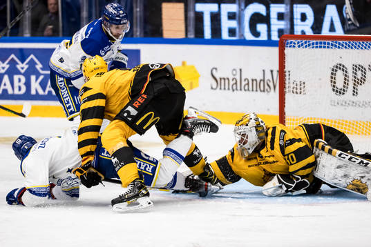 Skellefteås målvakt Gustaf Lindvall