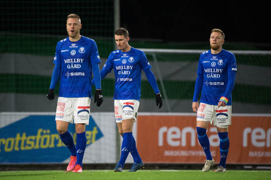 Trelleborgs Mattias Håkansson, Kalle Larsson och Jesper