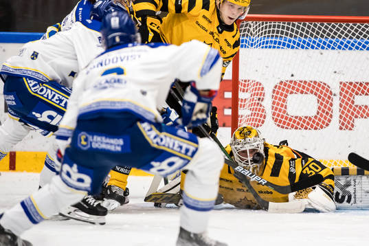Skellefteås målvakt Gustaf Lindvall