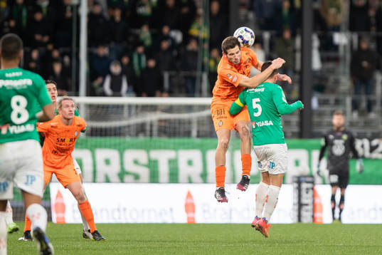 AFC Eskilstunas Ashley Mark Coffey och Jönköpings Fredric