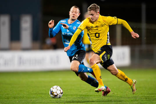 Halmstads Joel Allansson och Elfsborgs Jacob Ondrejka