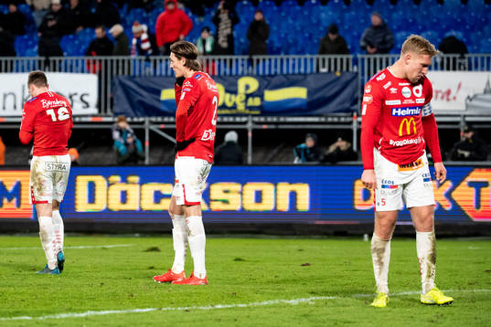 Degerfors Gustav Granath och Oliver Ekroth deppar