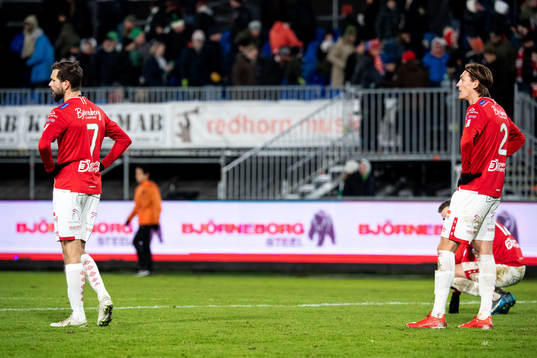 Degerfors Sebastian Olsson och Gustav Granath deppar