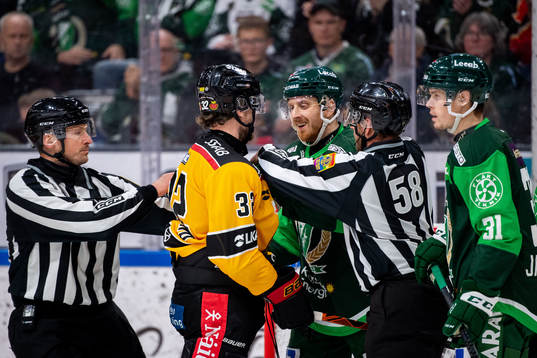 Luleås Oscar Engsund och Färjestads Pontus Widerström