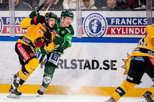 Luleås Isac Brännström och Färjestads Gustav Rydahl