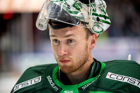 Färjestads målvakt Henrik Haukeland