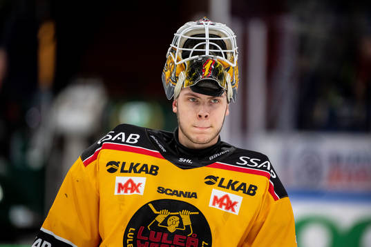 Luleås målvakt Jesper Wallstedt