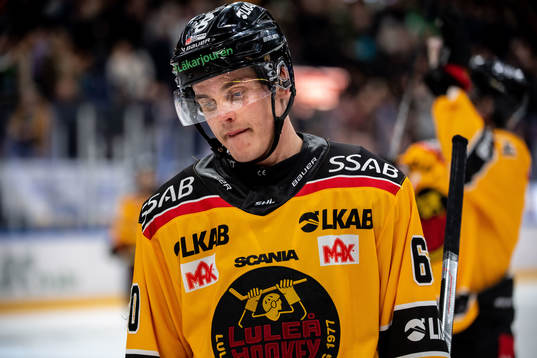 Luleås Julius Honka deppar