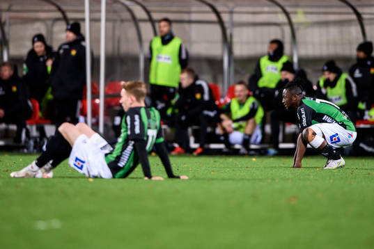 GAIS Julius Lindberg och Michael Kargbo deppar