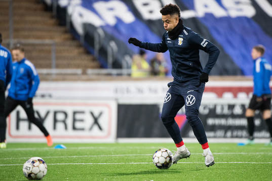 IFK Göteborgs Tobias Sana fotbollsmatchen i Allsvenskan