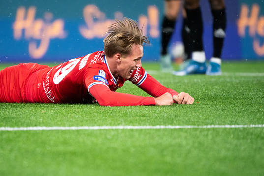 IFK Göteborgs Oscar Vilhelmsson jublar