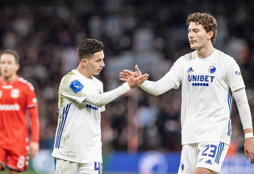 Köpenhamns Roony Bardghji och Jonas Wind