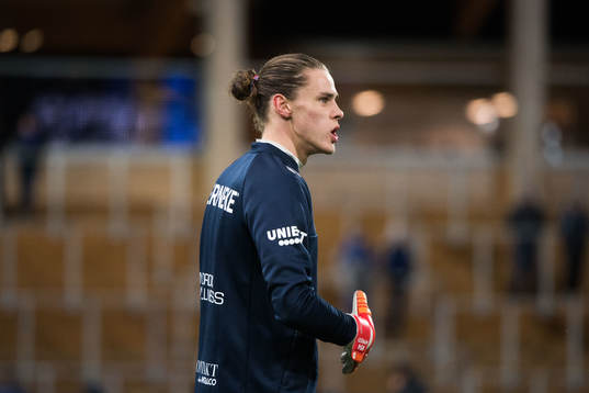 IFK Göteborgs målvakt Ole Söderberg innan