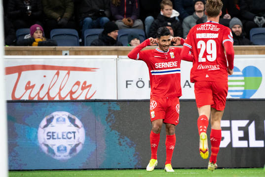 IFK Göteborgs Hosam Aiesh jublar