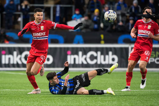IFK Göteborgs Alexander Jallow och Sirius Laorent Shabani