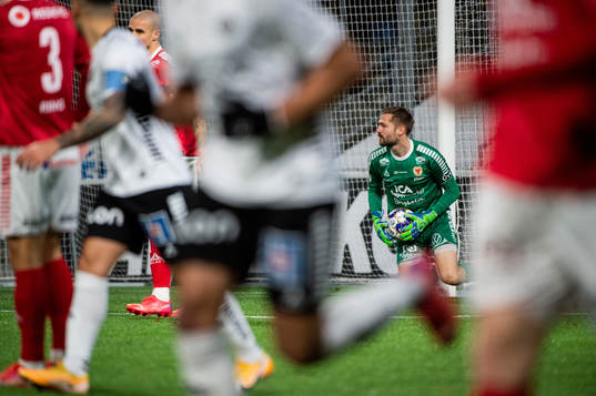 Kalmars målvakt Lucas Hägg Johansson
