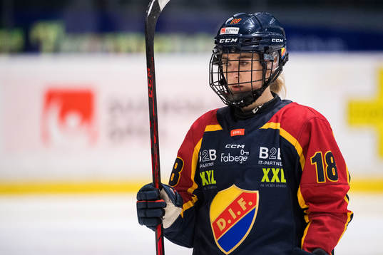 Djurgårdens Alice Östensson deppar