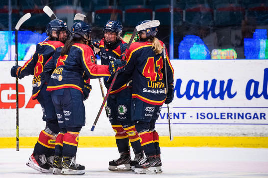 Djurgårdens Lova Blom jublar