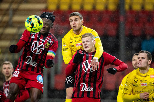 Östersunds Samuel Mensiro och Malcolm Stolt