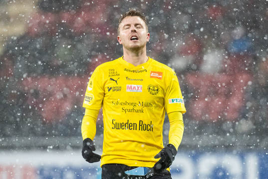 Mjällbys Joel Nilsson deppar