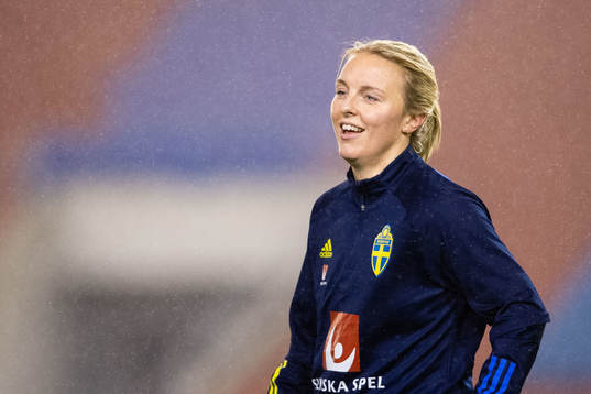 Mimmi Larsson of the Swedish women's national football team
