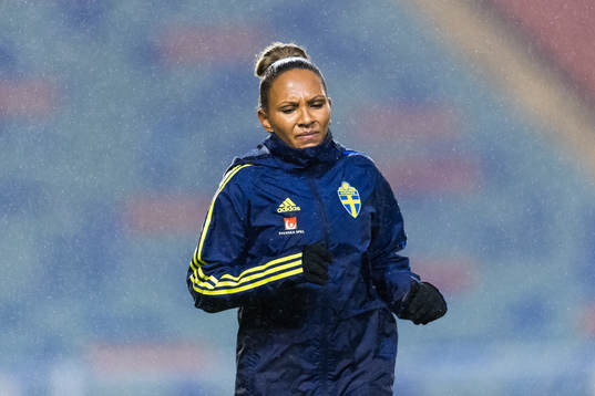 Madelen Janogy of the Swedish women's national football team