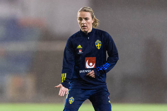 Mimmi Larsson of the Swedish women's national football team