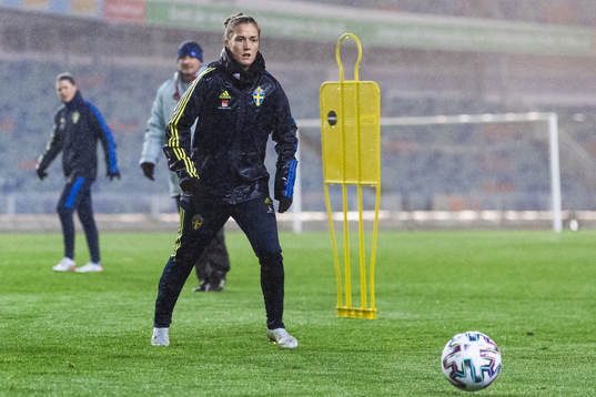 Filippa Angeldahl of the Swedish women's national football