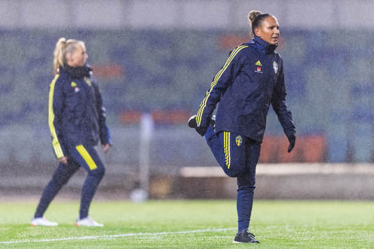 Madelen Janogy of the Swedish women's national football team