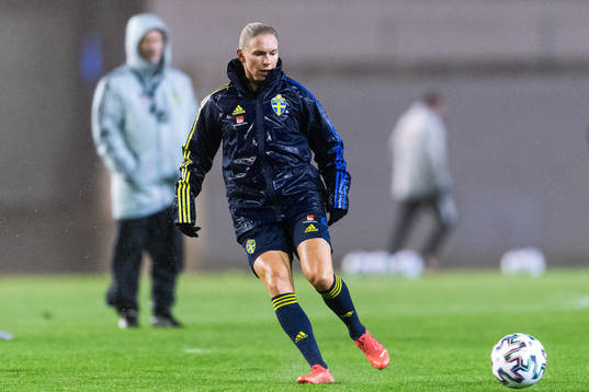 Jonna Andersson of the Swedish women's national football