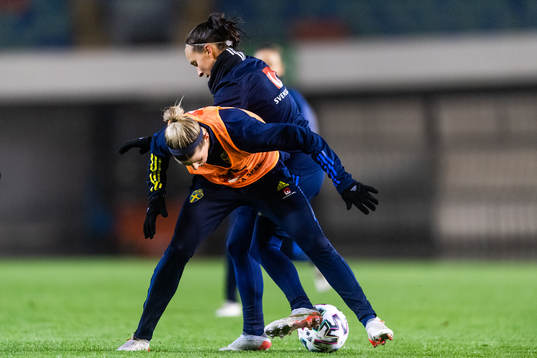 Olivia Schough and Julia Zigiotti Olme of the Swedish