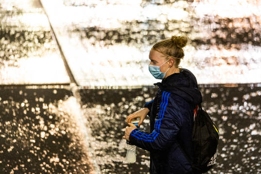 Goalkeeper Hedvig Lindahl of the Swedish women's national