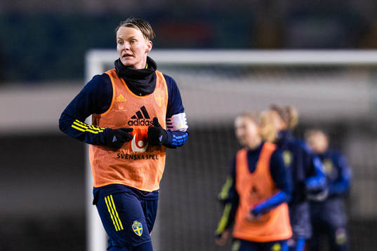 Nilla Fischer of the Swedish women's national football team